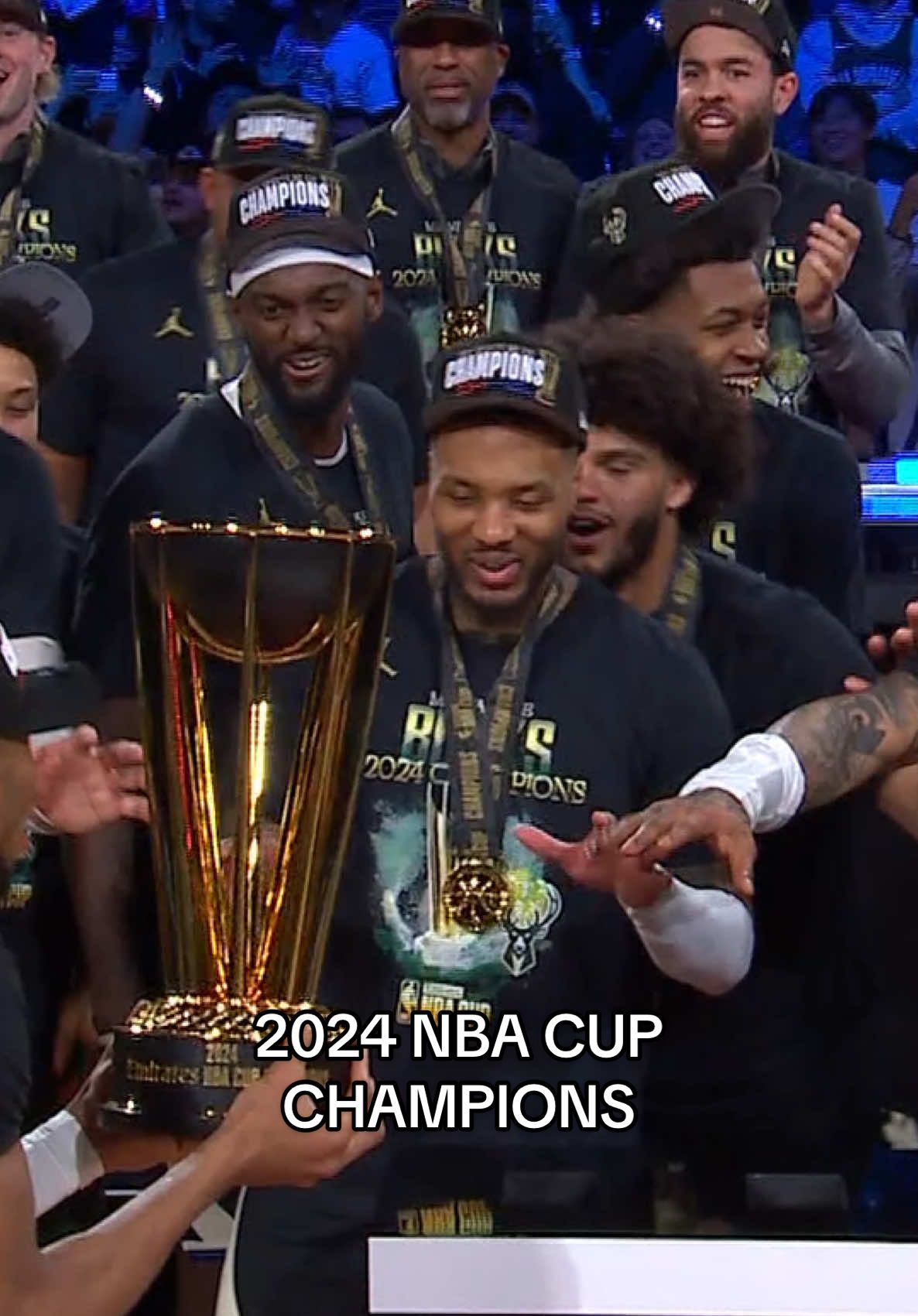 BUCKS ARE THE 2024 NBA CUP CHAMPIONS! #fearthedeer #nbacup #champions 