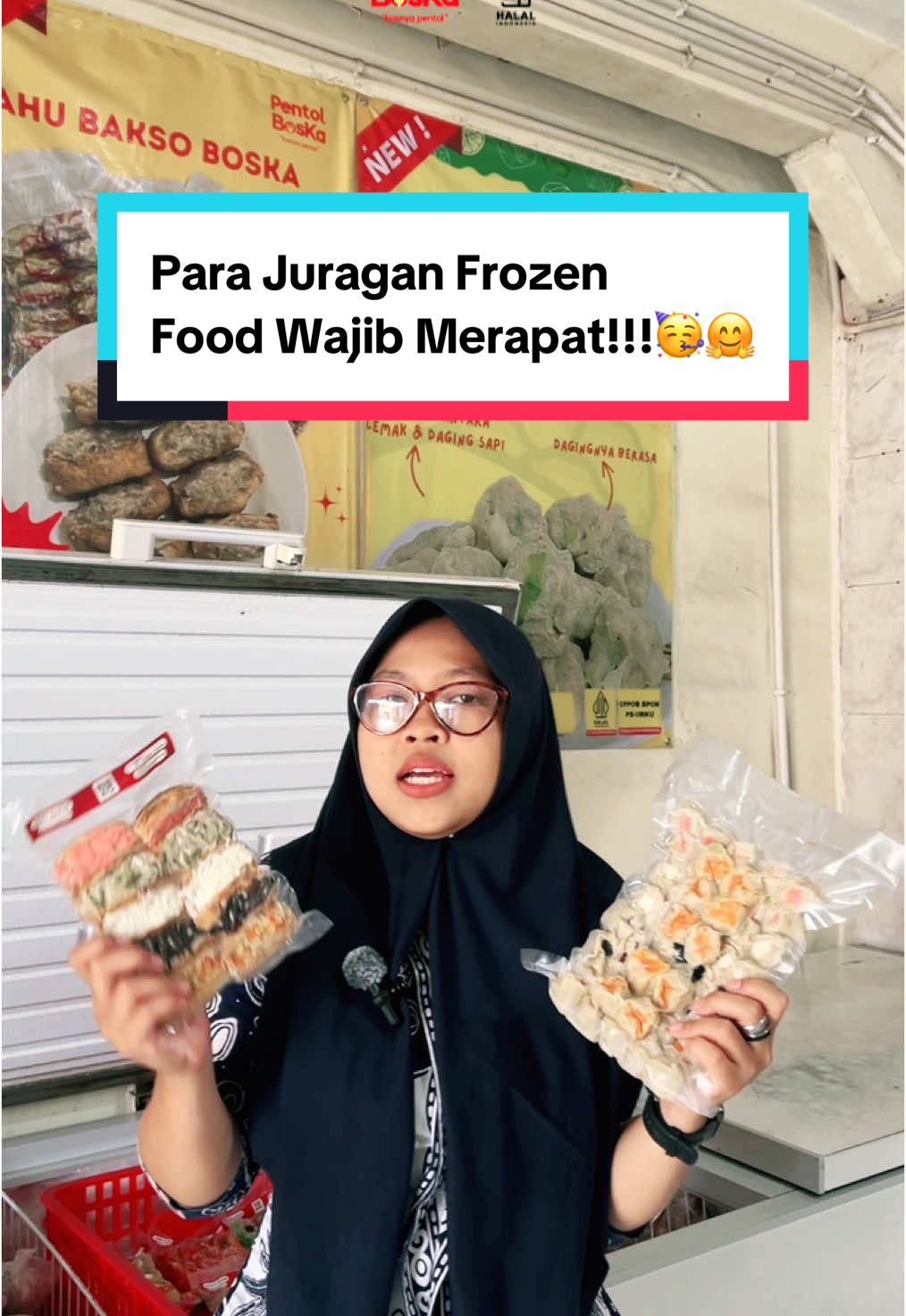 Buat para pelaku usaha Frozen food / yg memulai usaha Frozen food, untuk produknya bisa langsung order di Pentol Boska. Termasuk produk barunya Pentol Boska, mau tau produknya apa aja?? Yukk buruan kepoin postingan Dydy🥳🤗 #supplierpentol #supplierdimsum #dimsum #dimsumhalal #dimsumenak #dimsumviral #dimsumseribuan #distributordimsum #kulakpentol #pentolenak #pentolboska #pusatpentolboska #tahubaksotopping #produkbaruboska 