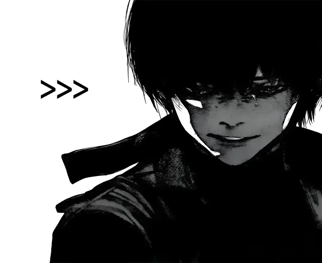 Tokyo Ghoul is a manga set in an alternate reality where ghouls, monstrous creatures that look like humans but survive by consuming human flesh, live among the human population. These ghouls possess enhanced physical abilities, such as superhuman strength, speed, and regenerative powers, making them formidable predators. However, they must hide their true nature to avoid being hunted down by humans, particularly the Commission of Counter Ghoul (CCG), a government organization tasked with eradicating ghouls. The story follows Ken Kaneki, an ordinary college student whose life takes a dark and twisted turn after a fateful encounter with a ghoul named Rize Kamishiro. Following a horrific accident, Kaneki undergoes surgery that unknowingly transplants Rize's ghoul organs into his body. As a result, Kaneki becomes a half-ghoul-caught between two worlds and struggling to reconcile his new, monstrous hunger with his human moralityThroughout the series, Kaneki's journey is one of identity, survival, and acceptance. He is forced to navigate a society where humans and ghouls are locked in a violent and bitter conflict, and he finds himself questioning the nature of good and evil. Along the way, he meets other ghouls who challenge his perceptions, such as the enigmatic Anteiku café staff who aim to coexist peacefully with humans, and he learns about the tragedies and struggles that define ghoul life. As Kaneki wrestles with his newfound powers and identity, he becomes entangled in battles that test his strength, loyalty, and humanity. His transformation from a timid, book-loving student into a powerful and conflicted figure highlights the manga's exploration of themes like fear, prejudice, and the blurred lines between monster and human. 