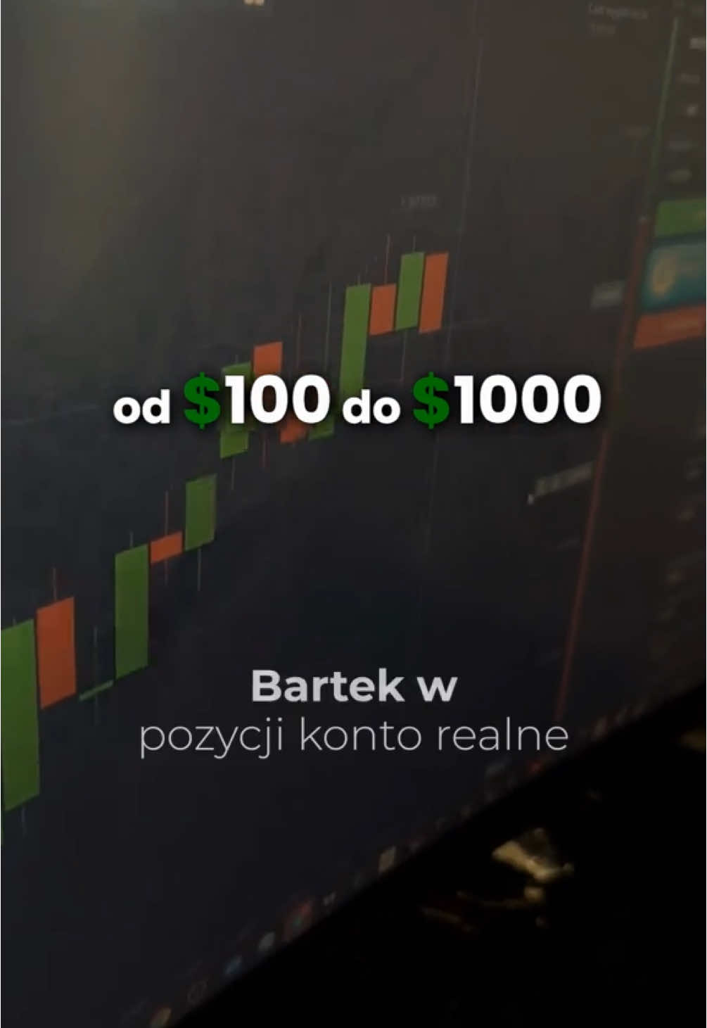 Od $100 do $1000 na koncie realnym #trading #daytrading #biznes #pocketoption #ai #sygnałykrypto 