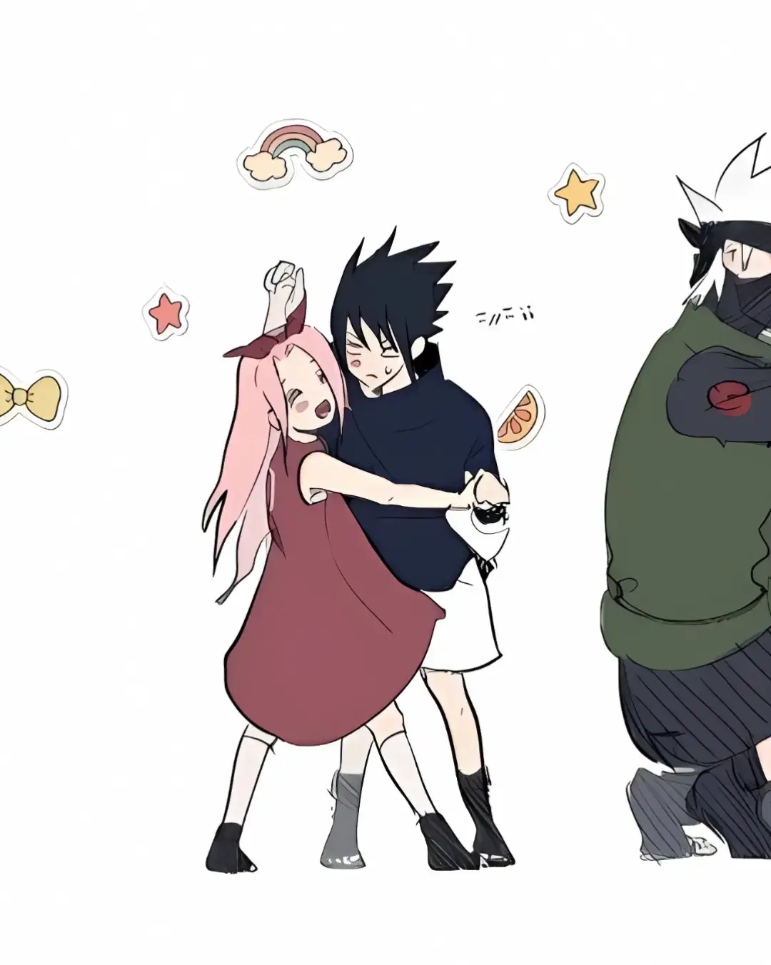 awwww this is too cute 🤭🫶😵‍💫 #kakashi #naruto #sasuke #sakura #narutofanart #animeedit #fyppppppppppppppppppppppp #masukberandafyp 