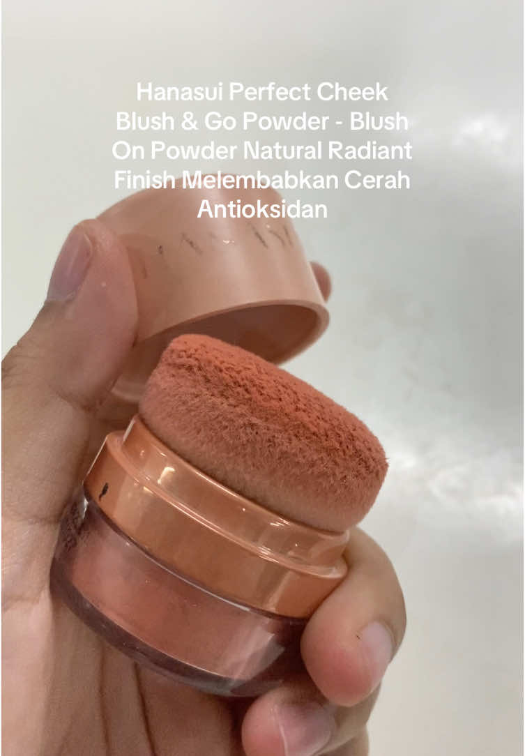 Hanasui Perfect Cheek Blush & Go Powder - Blush On Powder Natural Radiant Finish Melembabkan Cerah Antioksidan