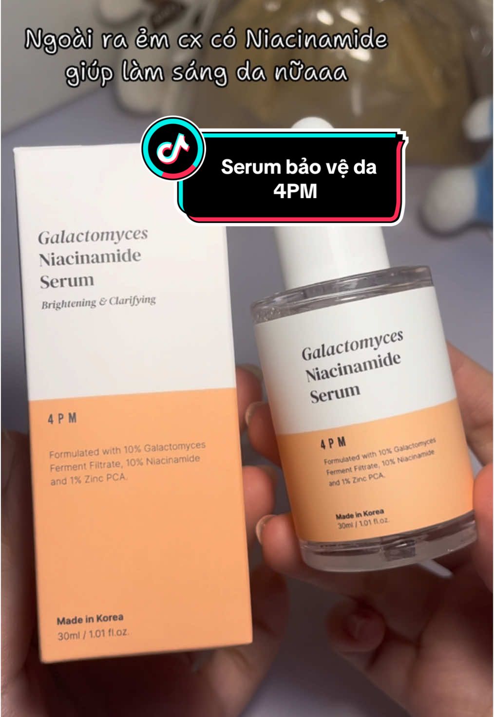 K chỉ giúp da khoẻ mà còn tươi tắn lun á #serum4pm #4pm 