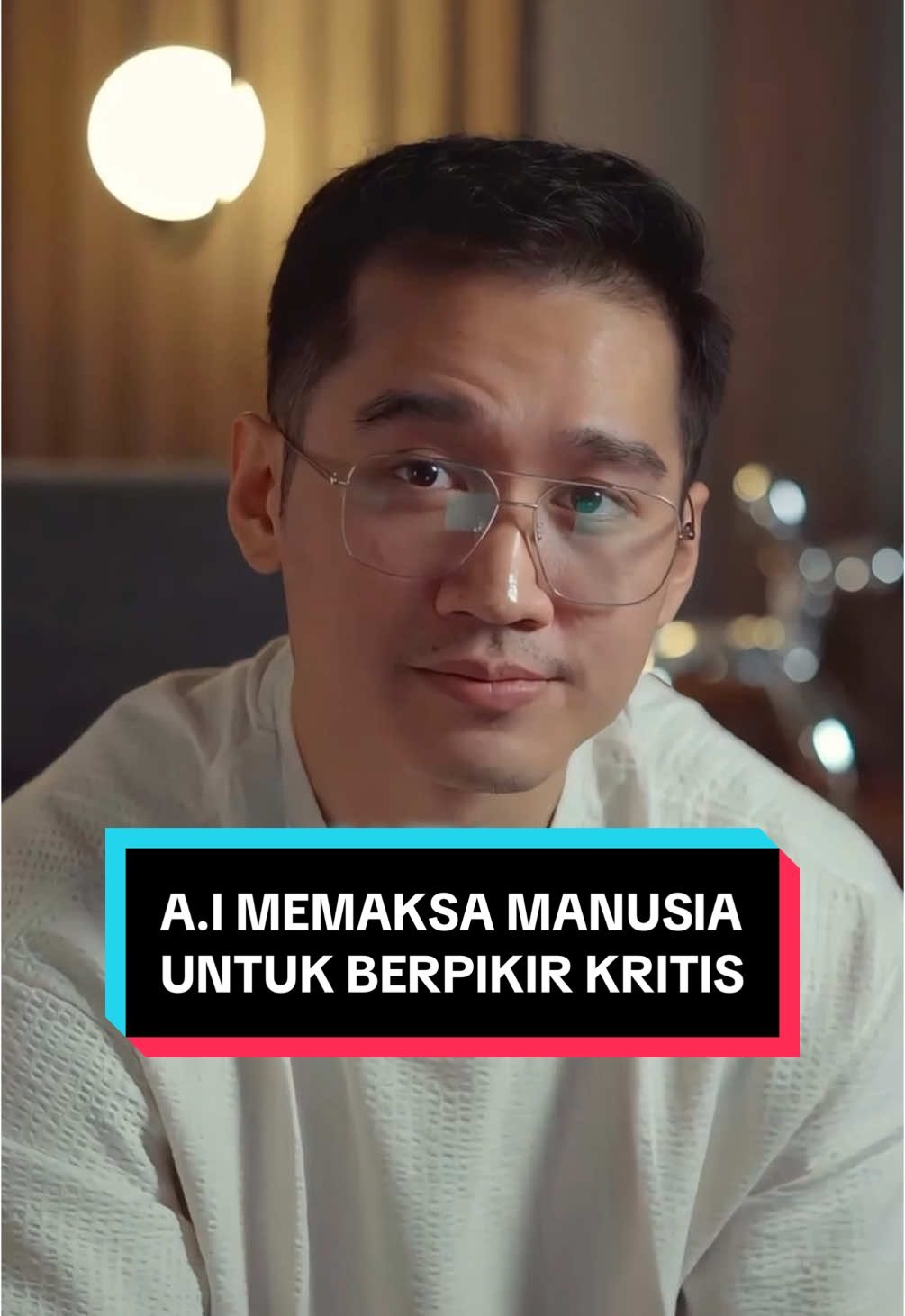 AI lebih berbahaya di Indonesia, kenapa? memaksa manusia untuk berpikir lebih tinggi lagi, are we ready? either we lose or die kalo kita ga adaptasi  #AI #manusia #raymondchin #berpikir #kritis #criticalthinking #bertanya #artificialintelligence