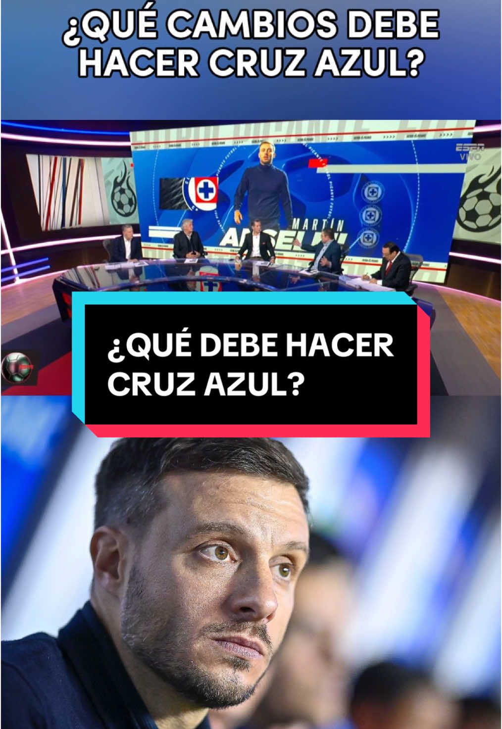 ¿Qué le faltó a Cruz Azul? ¿Qué necesita el equipo de Anselmi?  𝗡𝗼 𝘁𝗲 𝗽𝗶𝗲𝗿𝗱𝗮𝘀 𝗹𝗮 𝗺𝗲𝘀𝗮 𝗺𝗮́𝘀 𝗽𝗼𝗱𝗲𝗿𝗼𝘀𝗮 𝗲𝗻 𝗙𝘂𝘁𝗯𝗼𝗹 𝗣𝗶𝗰𝗮𝗻𝘁𝗲 𝗡𝗼𝗰𝗵𝗲 𝗮 𝗹𝗮𝘀 𝟭𝟭𝗽𝗺 𝗽𝗼𝗿 𝗘𝗦𝗣𝗡 𝘆 #𝗗𝗶𝘀𝗻𝗲𝘆𝗣𝗹𝘂𝘀. #TikTokDeportes #ligamx #futbol⚽️ #espn