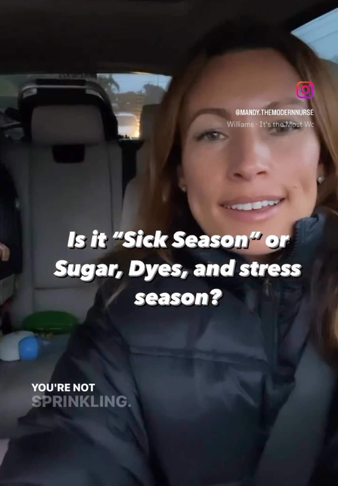 Thoughts? Sick season or too many dyes, sugar and stressed season? #sickseason #fluseason #maha #eathealthy #mentalhealthnurse #healthyholidays #healthymoms #fooddyes #healthykid #healthyfamily #healthyincalifornia #healthychoices #crunchymom #holistichealth #holisticnurse #stressed 