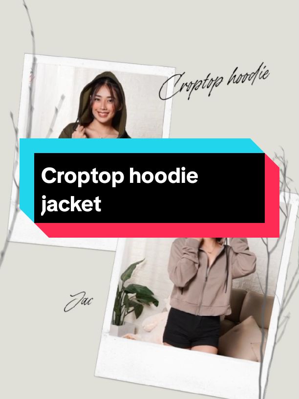 Croptop hoodie jacket #jacket #hoodiejacket #hoodie #croptop #croptopjacket #fyppppppppppp #fypシ #foryou #foryoupage 