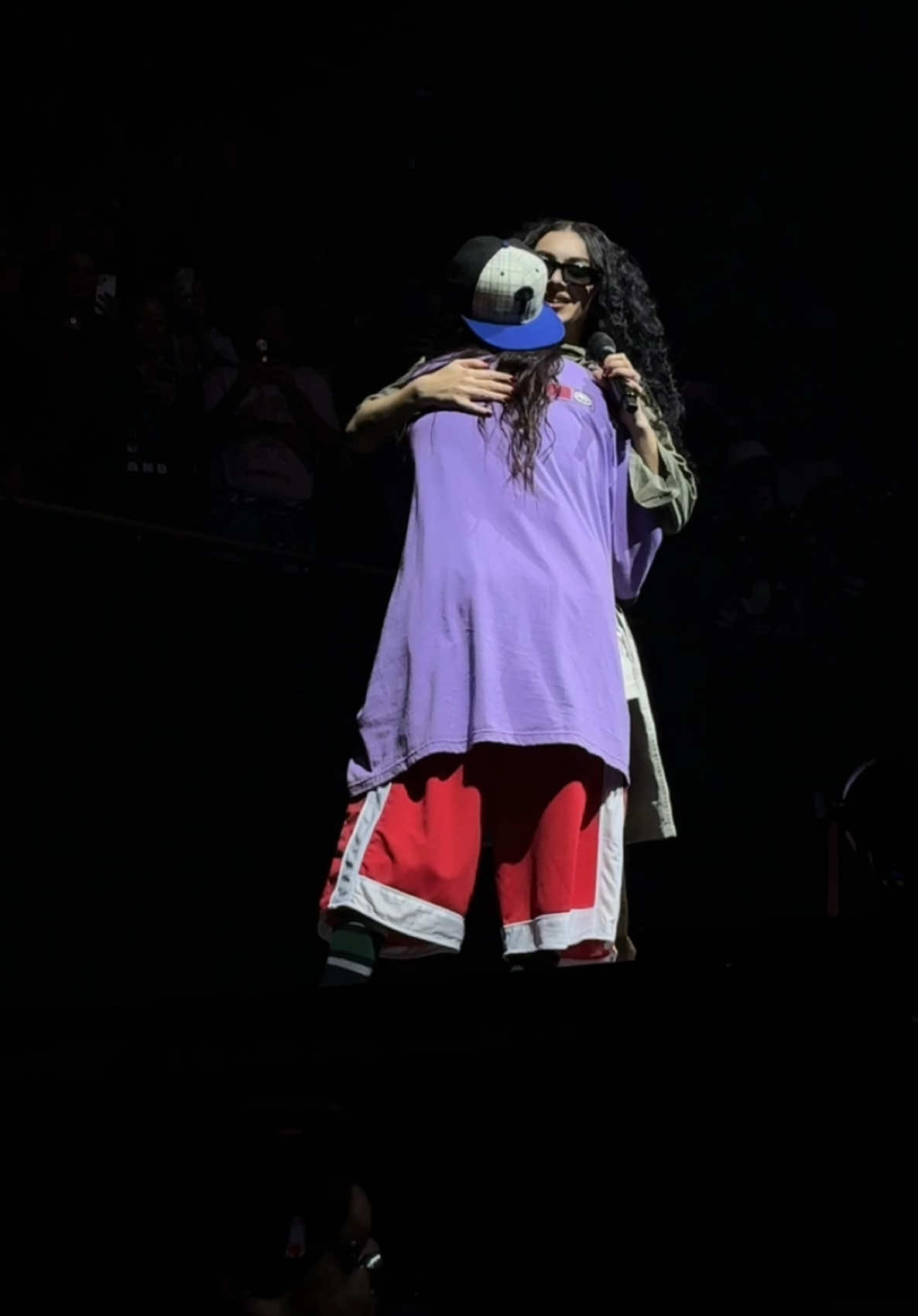 So iconic #billieeilish #charlixcx #hitmehardandsofttour #billie @BILLIE EILISH @Charli XCX