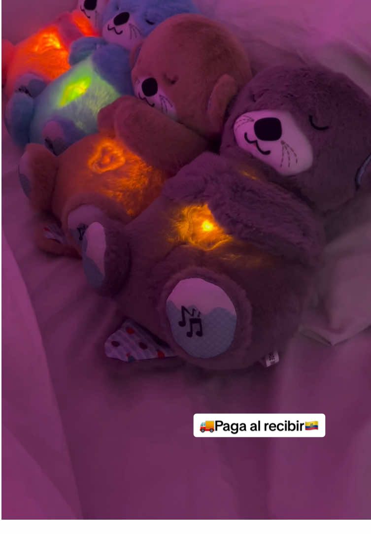 ¿Buscas un momento de paz? 🧸o Esta nutria de peluche te acompaña respirando contigo. ildeal para relajarte y dormir plácidamente! 🥰✨ #peluchequerespira #antiestres #sueñobonito #novios #regalo #navidad #ansiedad #insomnio #amor #ecuador🇪🇨 #fyp #pagocontraentrega🚚 