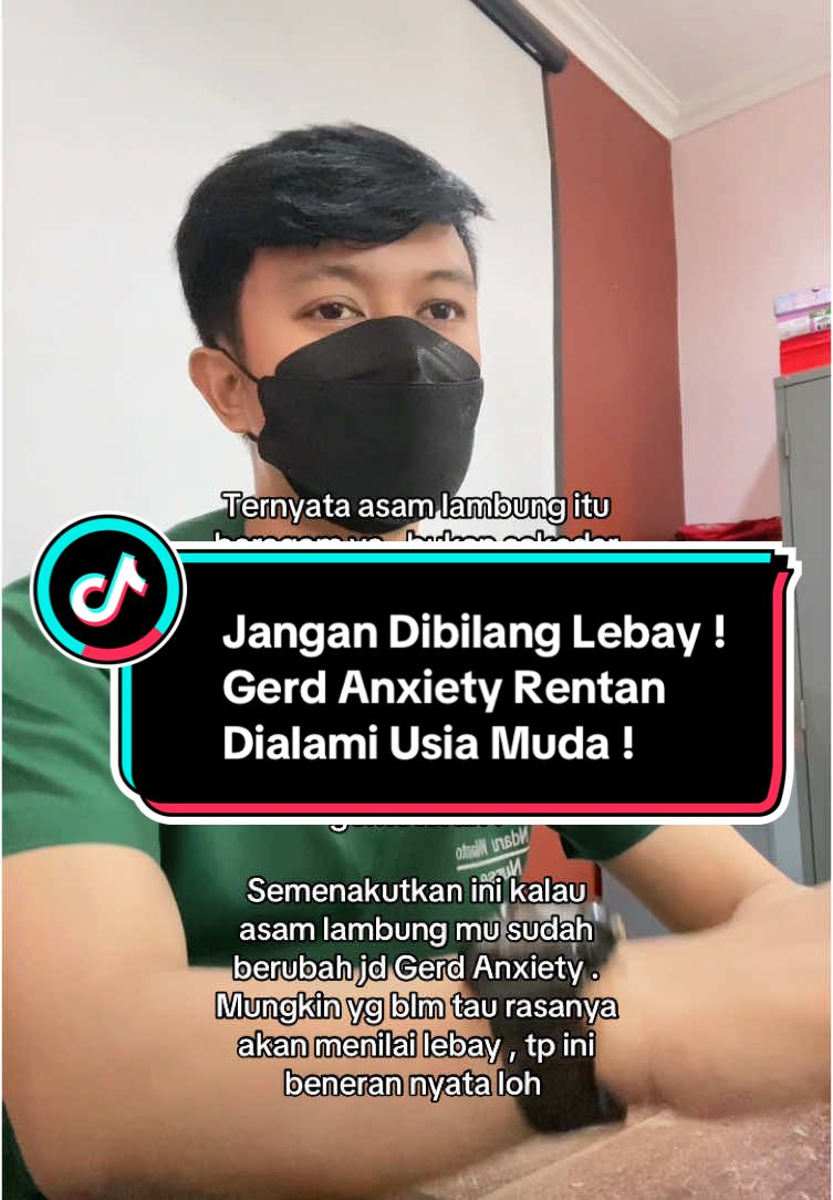 Mulai jaga pola pikir dan kesehatan mental kalian ya . Kalian masih muda ! #fyp #fypage #fypシ゚ #asamlambung #lambung #gerd #samasamabelajar #infokesehatan #nurse #anxiety #gerdanxiety 