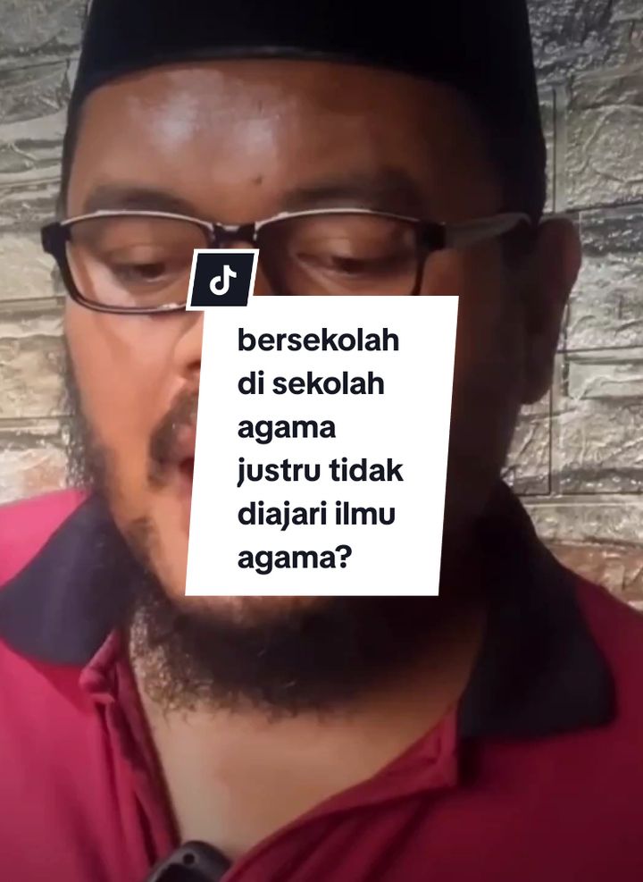 bersekolah di sekolah agama justru tidak diajari ilmu agama? #gurugembul 