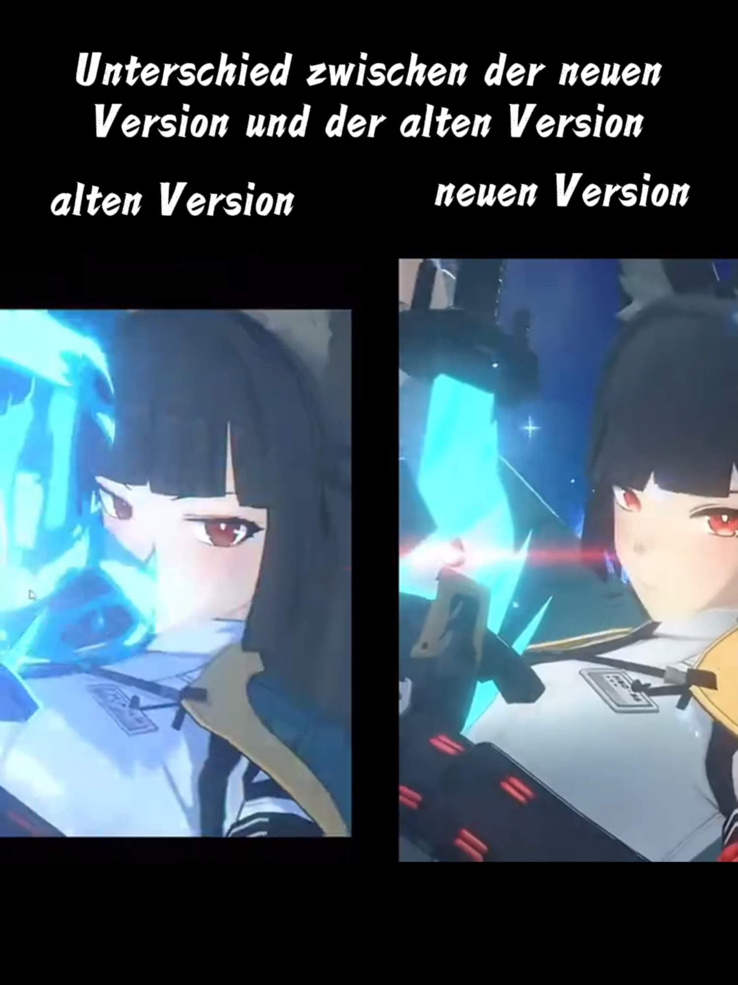 Unterschied zwischen der neuen Version und der alten Version.#zzzero #zenlesszonezero #zzz #zzzgameplay #HoshimiMiyabi