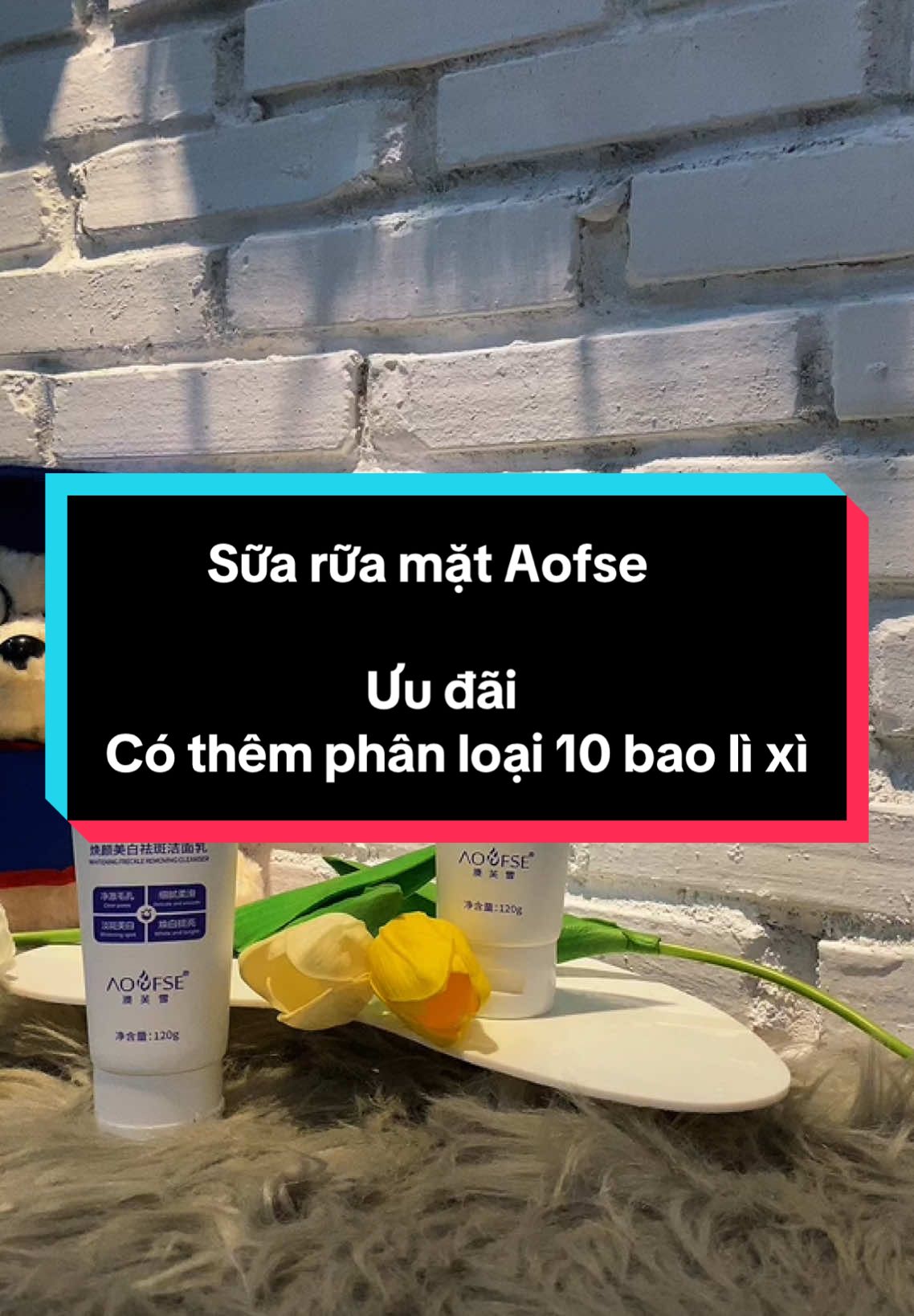 😍 SỮA RỮA MẶT AOFSE 🙆🙆‍♀️🌟 Nếu bạn đang tìm kiếm một sản phẩm làm sạch da dịu nhẹ, lành tính và hiệu quả, Sữa rửa mặt AOFSE chắc chắn sẽ là lựa chọn tuyệt vời. Hãy để làn da của bạn được 