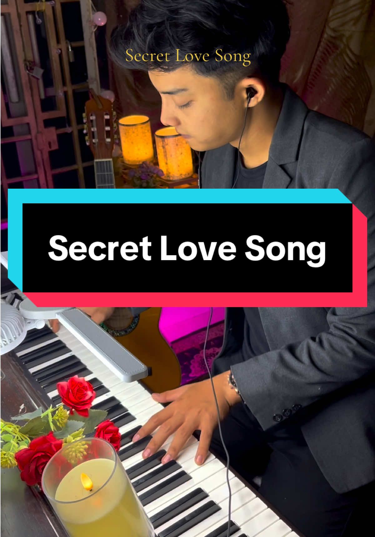 Secret Love Song 🎹❤️‍🔥 by Little Mix   #fyp #secretlovesong #littlemix #lyrics #pianocover #indomutiktok  