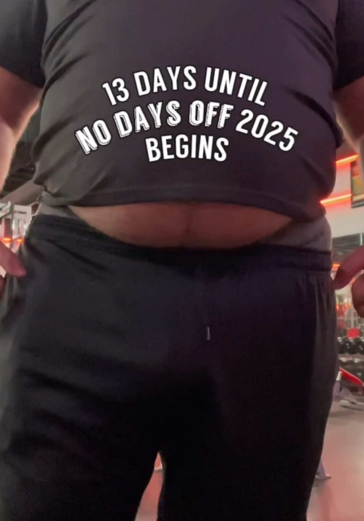 Only a short time remaining before TikTok could be taken away for good. Follow my journey of NO DAYS OFF 2025 on Lemon8 before it's too late! Search SizeMeUp and check me out 💪 #GymTok