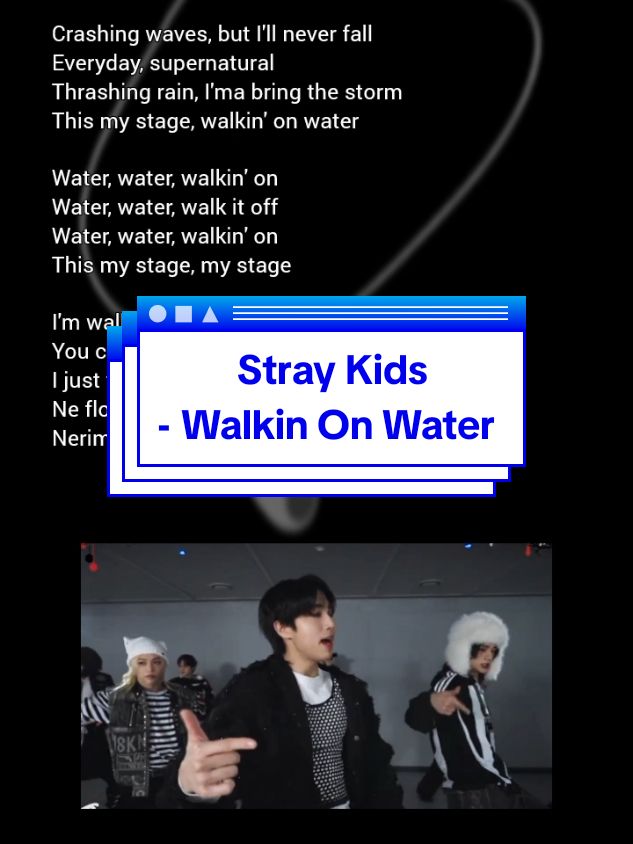 Stray Kids - Walkin On Water, Lyrics #easylyrics #lirik #walkinonwater #straykids #stay 