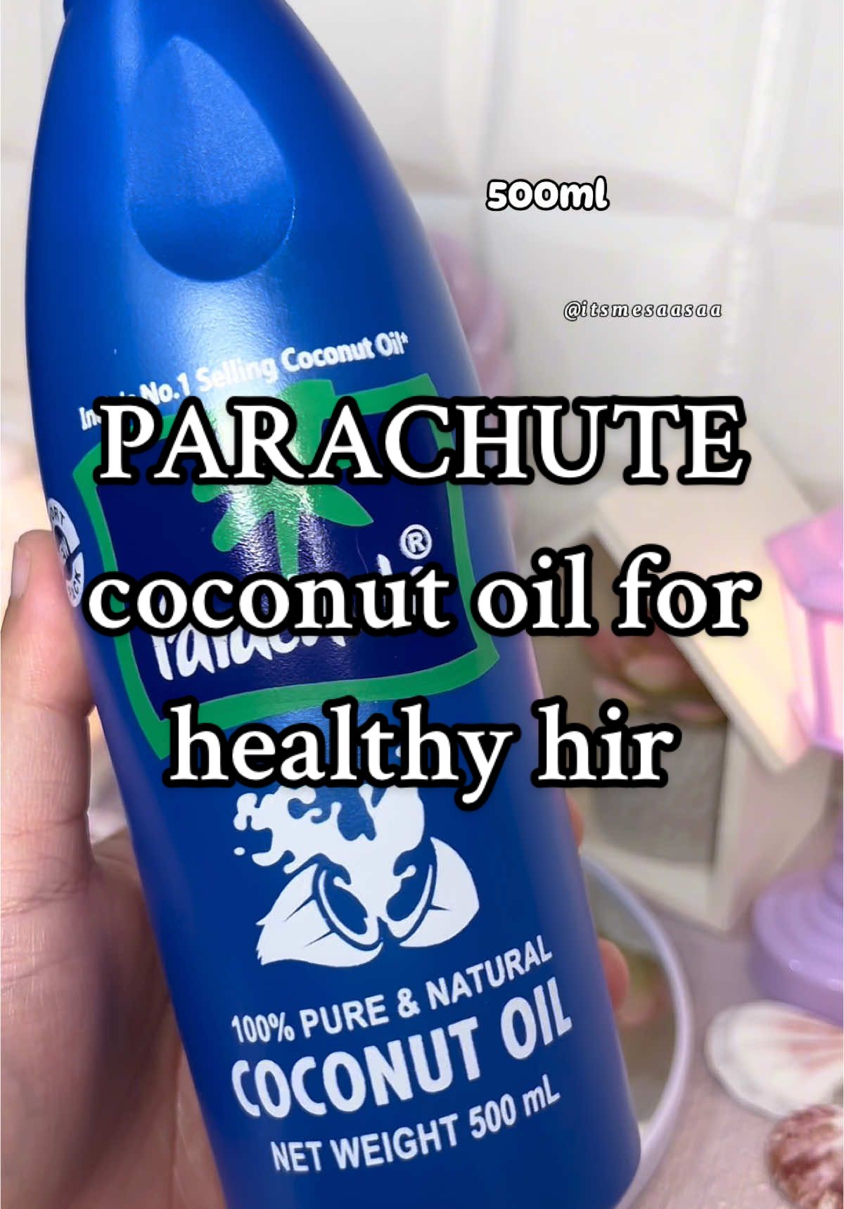 ada ke yang rambut asyik2 gugur je memanjang? 🫠 haaa, mehh solution dia ada disini yang penting kene konsisten tauu utk dapatlan hasil 🥰 #coconutoil #coconutoilhair #hairtreatments #haircare #healthyhair #parachute #parachuteoil 