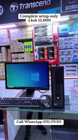 Hp Elitedesk  800 G1 Intel core i5 8gb Ram 500gb HDD + 23-inch HP monitor  Keyboard,mouse and power cables 💰Ksh 15,000 #cheapestprice #computers #computer #laptop #GamingSetup #officecomputer #officesetup #hpcomputers 
