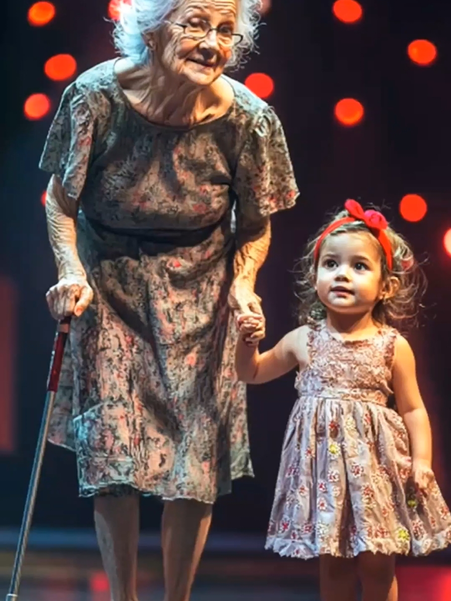 Old women and cute girl transformation into Eagle on america's got talent #americasgottalent #agt #eagle #ViralTrend #fusion #TikTokMagic #magic #transformation #ai #kittycatdancin 