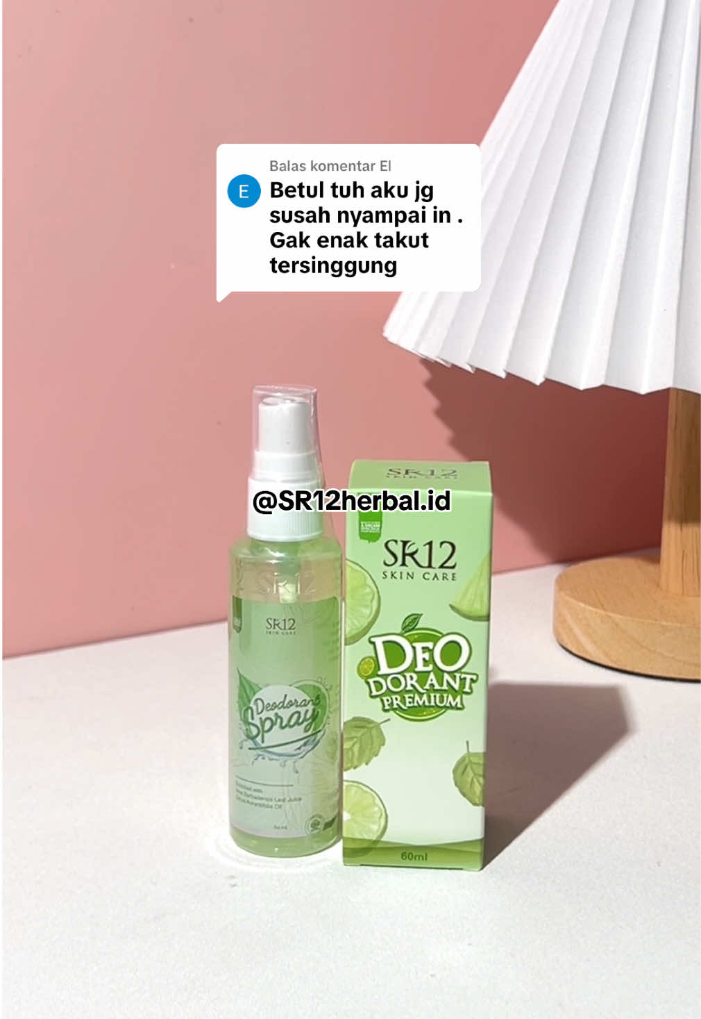 Membalas @El tolongggg !! Pake deodorant yaaa 😊😘 #sr12 #sr12herbalid #sr12herbalskincare #fyp #deodorant #deodoranttawas #tawas #deodorantsr12 