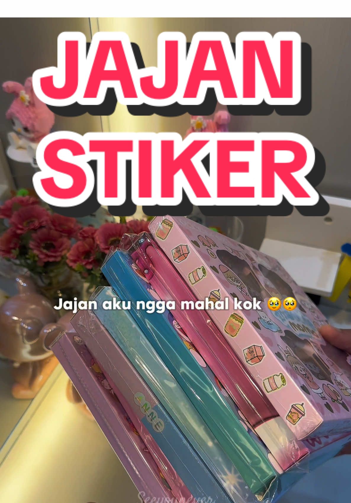 murah aja kok walau isinya 100 lembar #sticker #stiker #giftideas #mainanviral