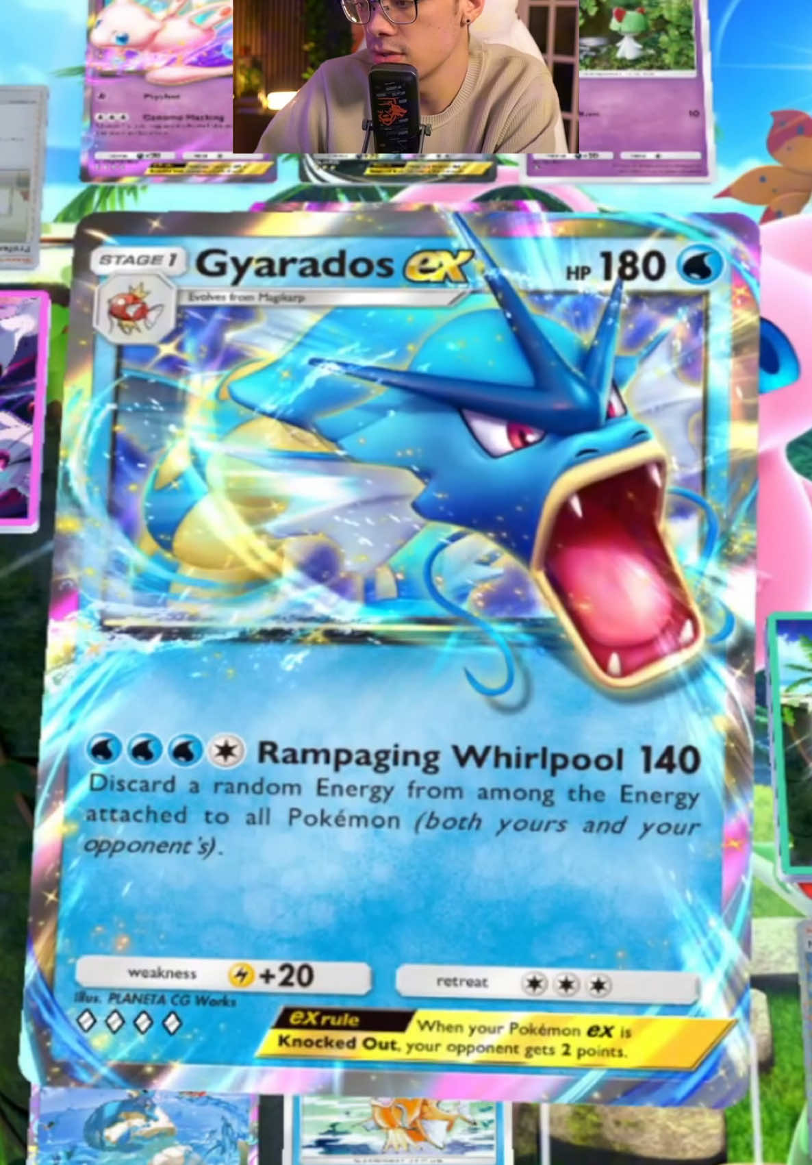 We finally got Gyrados EX in Pokemon Pocket!  Let me know what decks you want to see next!  📺Full video on my YouTube: Godzlyy Livestreams daily on Tiktok, YT (Godzlyy), Twitch (RealGodzly)! #pokemontcgpocket #pokemontcgp #pokemonpocket #godzly #gyrados #articuno 