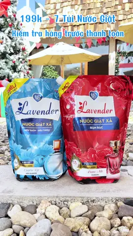 Combo 7 Túi Nước Giặt Lavender Giá Chỉ 199k