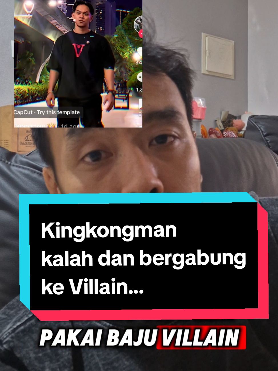 Kingkongman bergabung ke Villain setelah kembali kalah KO di boxing.. tampaknya memang cocoknya di Villain... kejam jg memang tim Hero.. cocok buat nemenin @andreaspeterang @abu2kk 