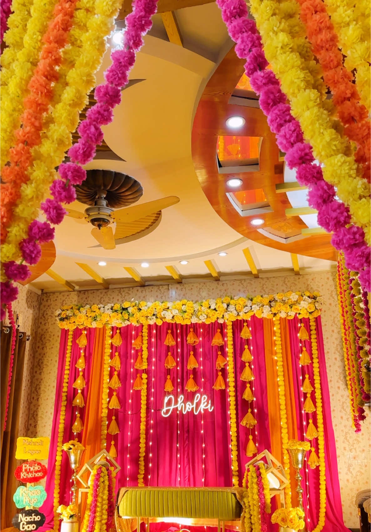 Dholki decor  #islamabad #dholkinight #decor 