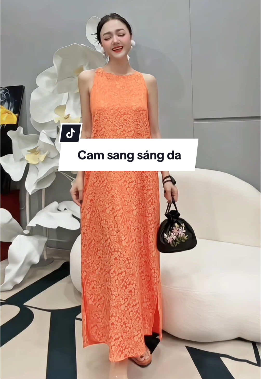 Ăn bánh chưng rồi lại... lưng chừng thích em.🥰#cebaboutique #damtet #dammactet #damsuongrong 