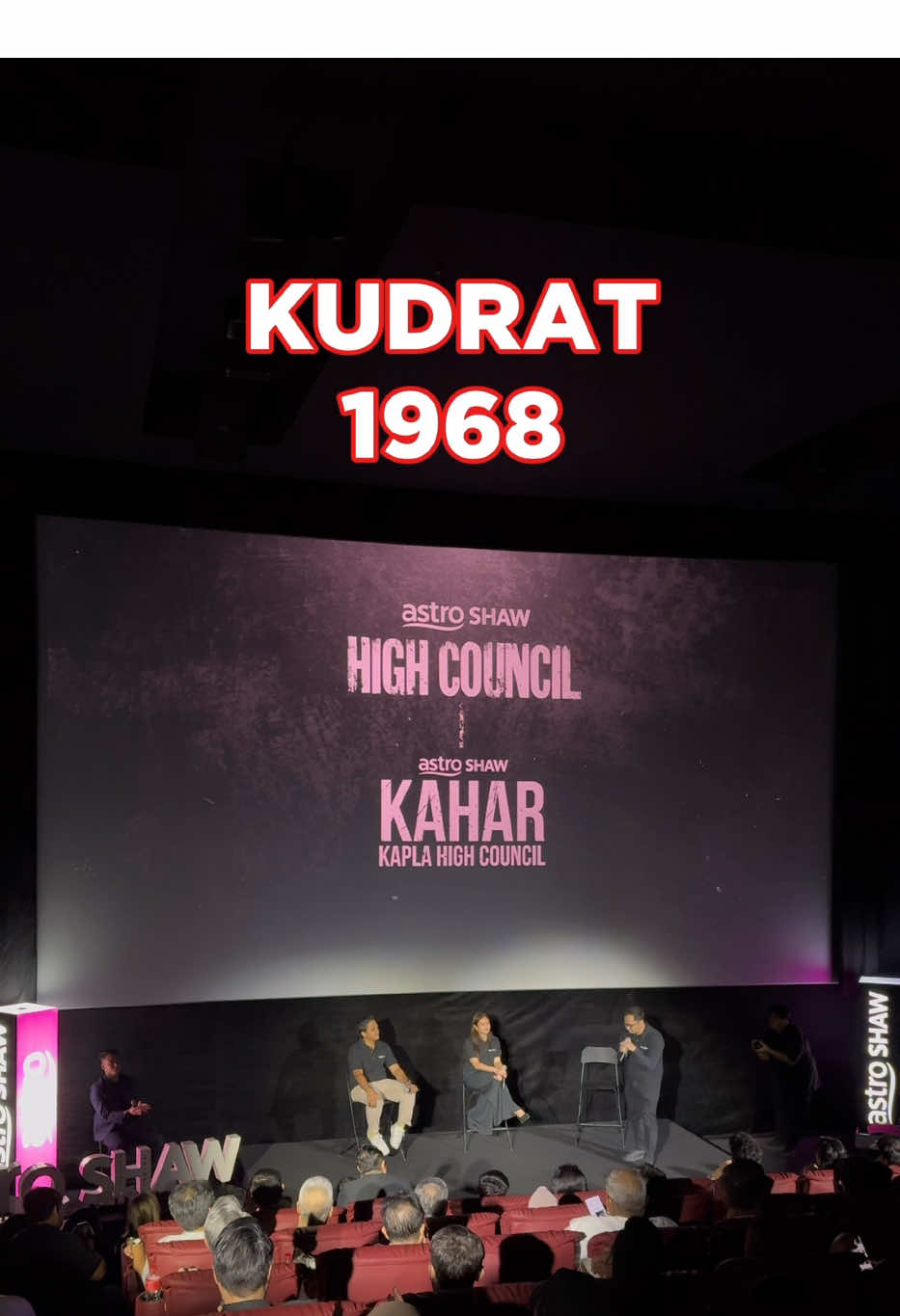 SAH ‼️ #Kudrat1968adalah prekuel kepada Siri #ProjectHighCouncil 🔥 Yang mana nak layan #KaharKaplaHighCouncil masih boleh lagi kat TGV! Dapatkan tiket korang SEKARANG, harini MURAH! 😎 @Astro Shaw  #ProjectUniverse #AstroShawCinematicUniverse 