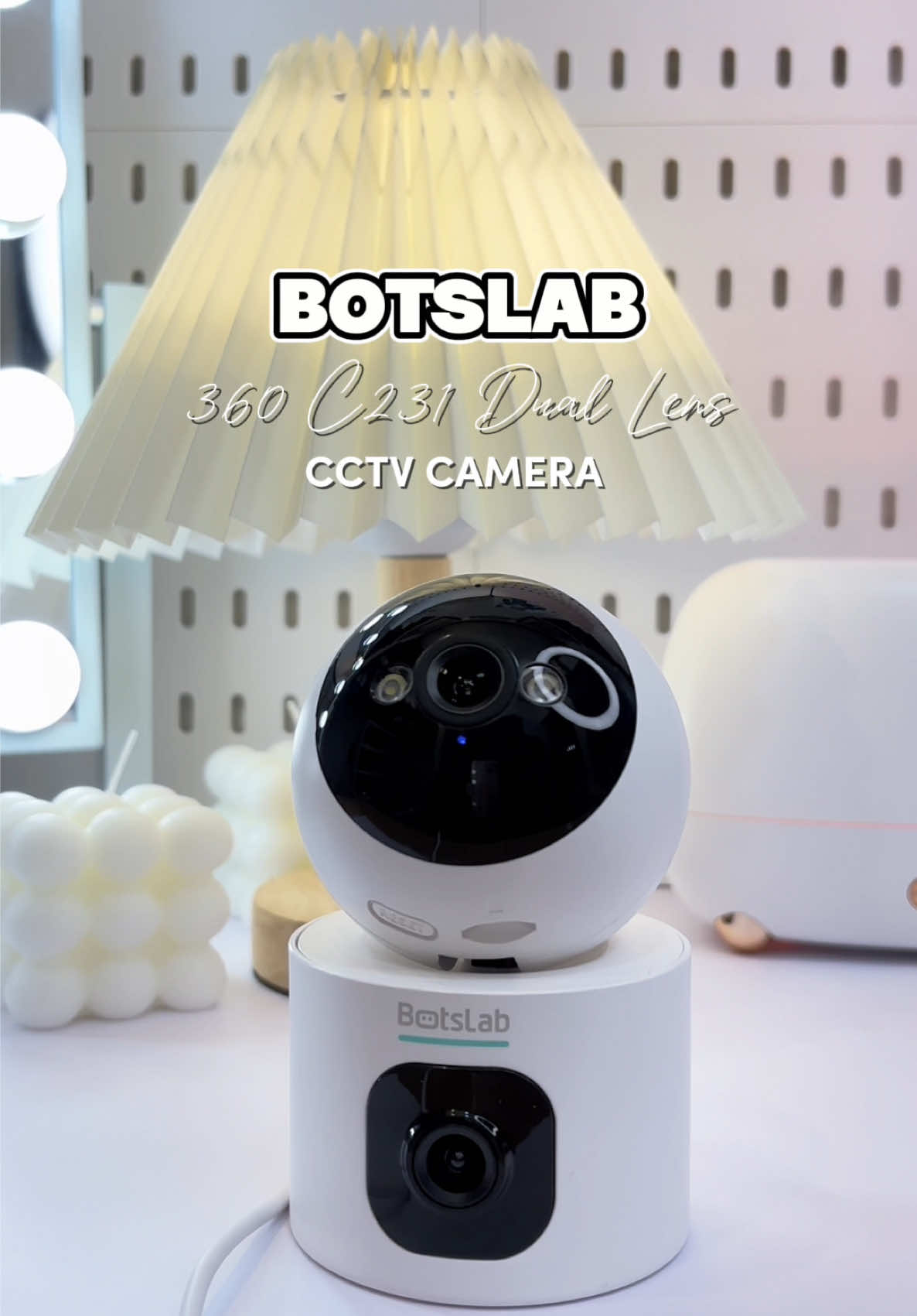 Double your security with this Botslab 360 C231 cctv camera ᥫ᭡. #botslab #cctv #cctvcamera 