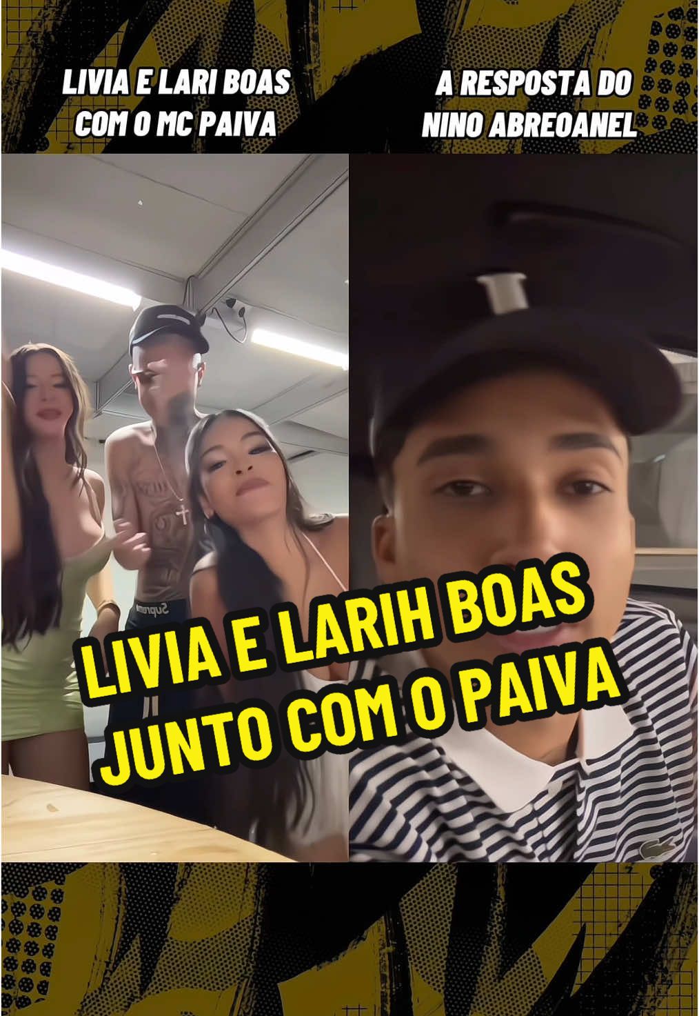 Livia junto com o paiva 😳 #livia #liviarafaelle #larihboas #mcpaiva #paiva #ninoabravanel