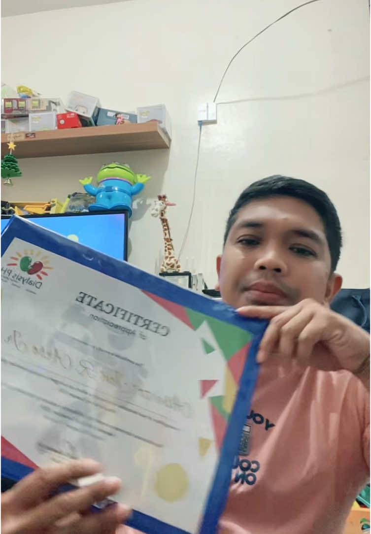 Certificate of appreciation 🙏❤️ salamat sa suporta at pagmamahal #AkoSiJonKidneyTransplant #BuhayKidneyTransplant #Fulltimedad #househusband #KidneyTransplant #KidneyTransplantSurvivor #KidneyTransplantRecipient #JonARBOys #TeamARBOys  #dialysisPH