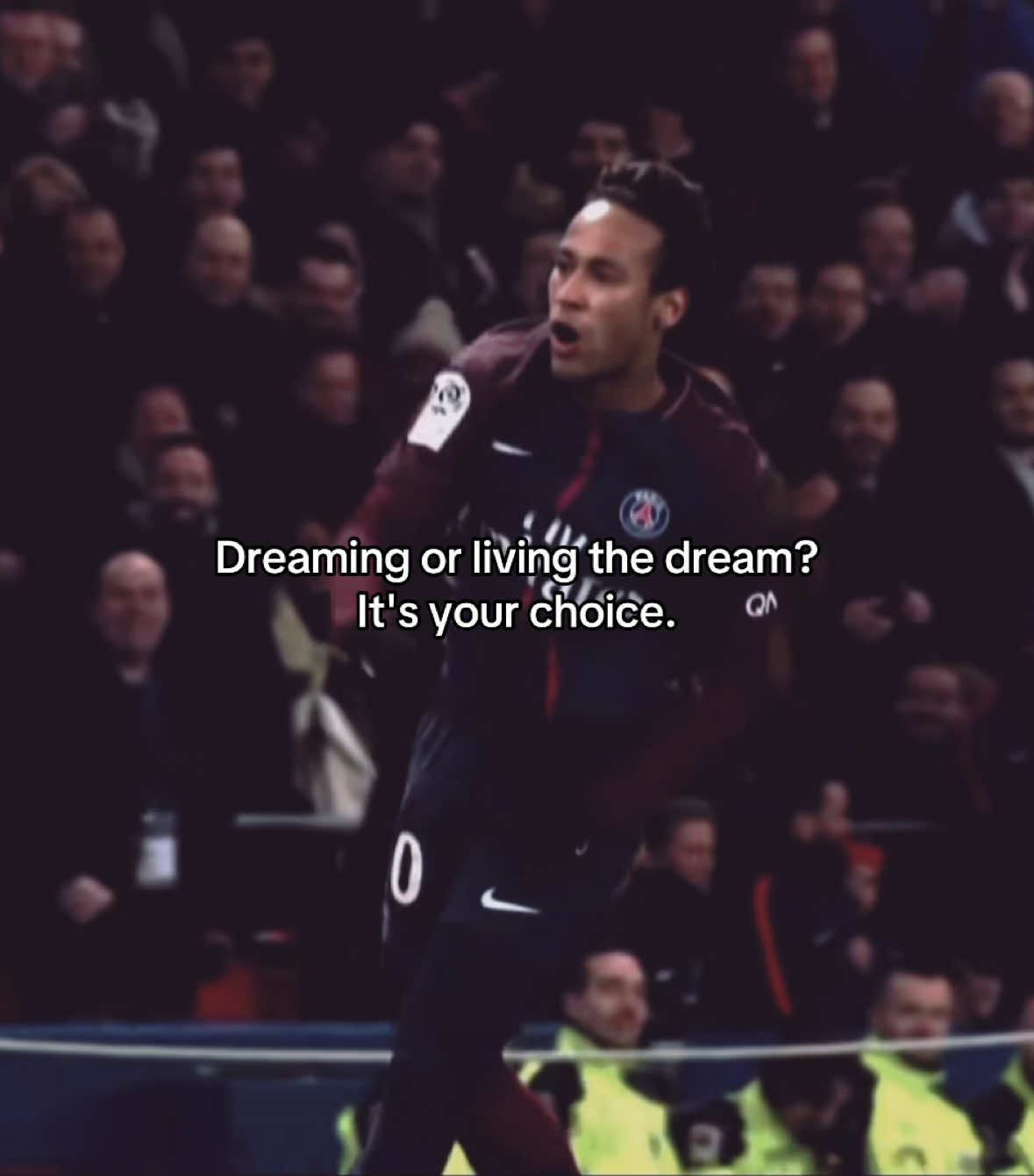 Dreaming or living the dream? It's your choice.  #neymarjr #neymar #ney #brasil #barca #barcelona #psg #paris #alhilal ##cristiano #ronaldo #cristianoronaldo #cr7 #UCL #championsleague #goat #mbappe #kylian #kylianmbappe #football #mentality #mindset #progress #fyp #foryou #viral #english #mindset #Sport #selfdevelopment #season ##quote #thought #winterarc #winter #arc #selfimprovement #quotes #self #development #improvement #uefa 