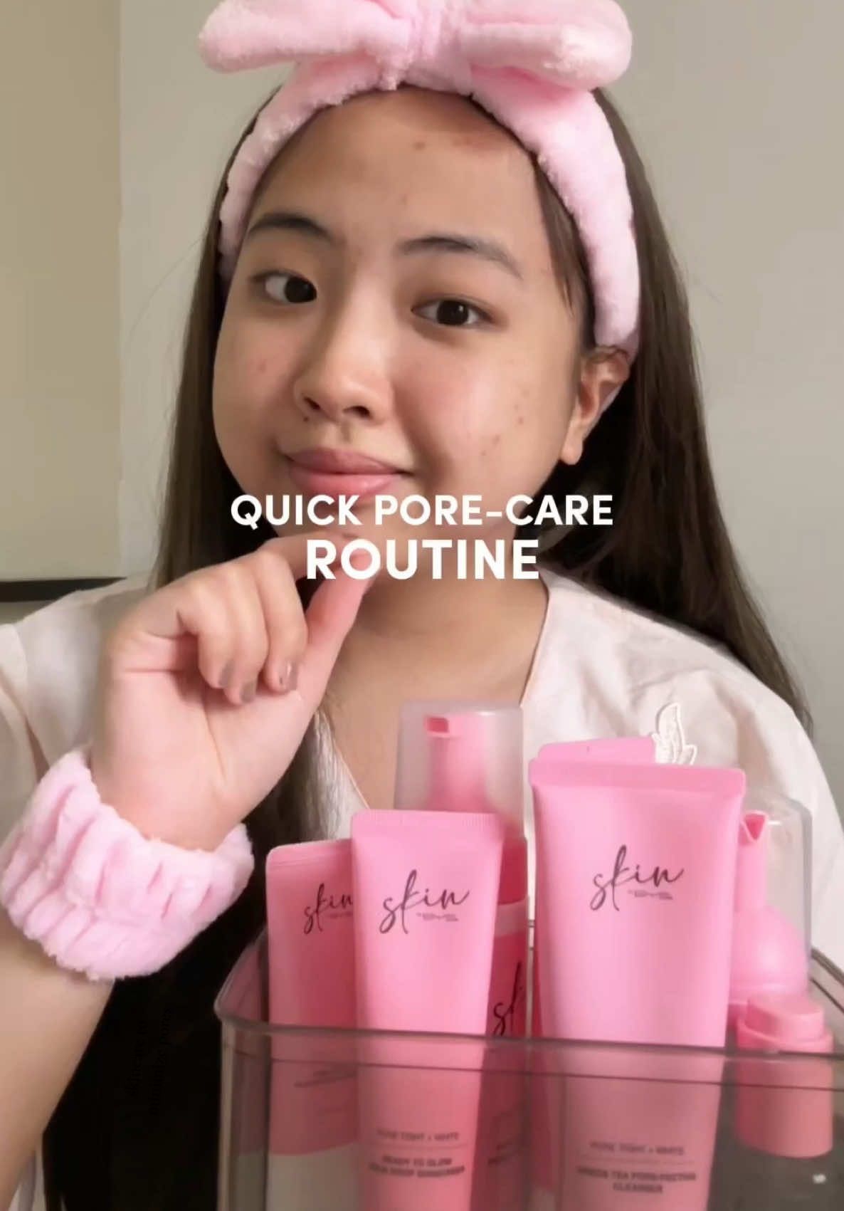 Breaking out because of open pores? Try @Skin by BYS’ Pore Tight + White to help minimize your pores.  Available at Watsons and SM Beauty stores! #SkinbyBYS #skincareph #creatorsearchinsights 