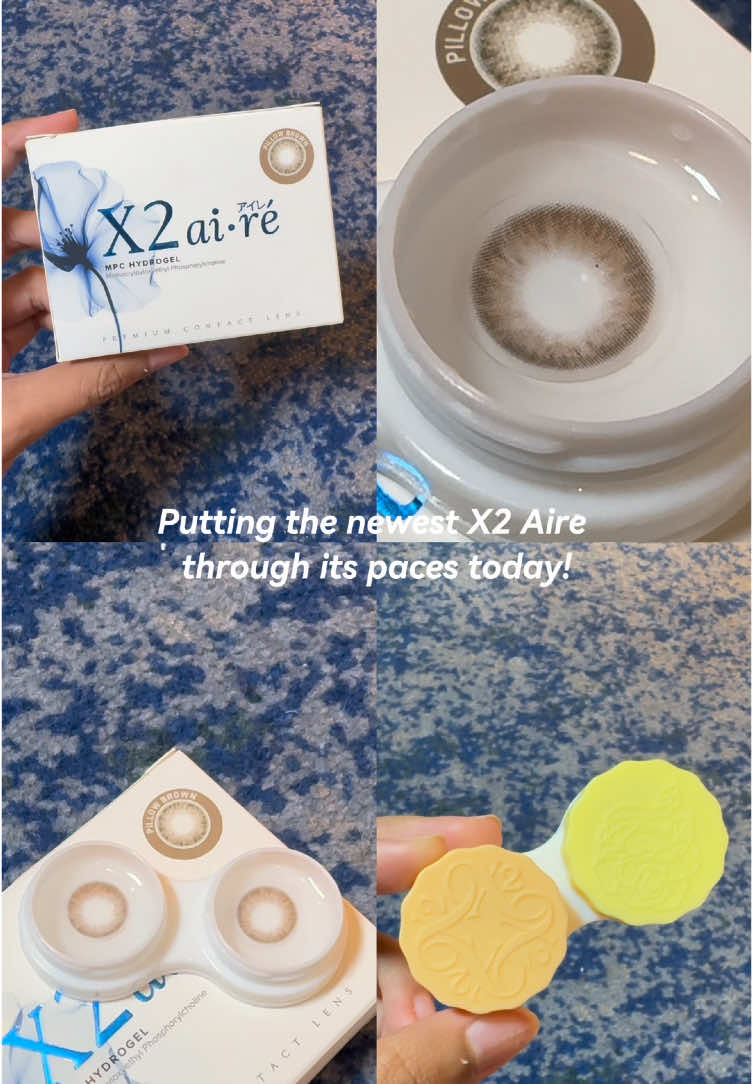 ☁️ Let’s try X2 Aire & feel the difference! 💙✨ #x2softlens #lookbeyondtheordinary #softlens 