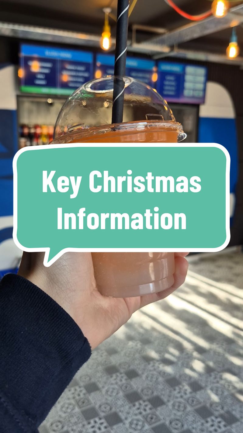 Key Christmas Information 🎄⛄️#Slush #Slushy #Christmas #SmallBusiness #supportlocal #fyp 