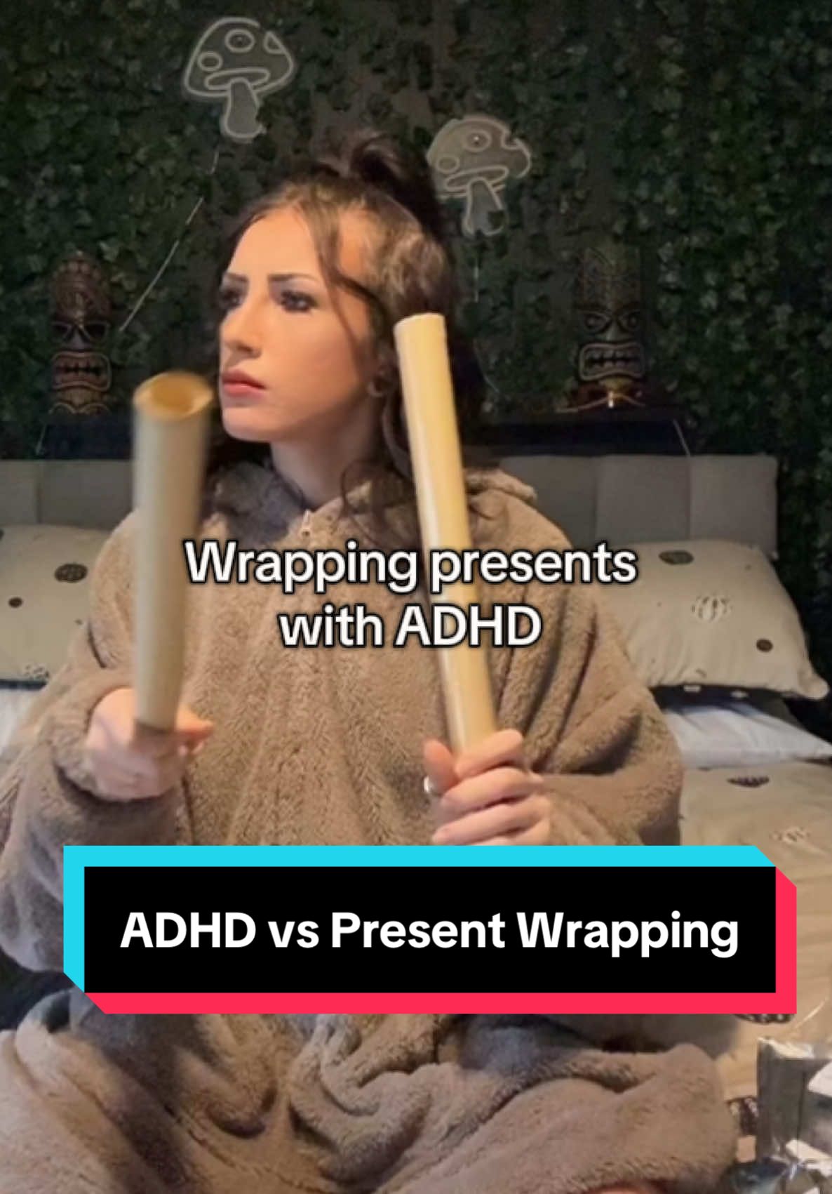 And this is why my partner is the designated present wrapper 🫣 #christmas #wrappinggifts #present #gift #adhd #adhdtiktok #adhdinwomen #comedyvideo #funnytiktok #mumsoftiktok #fyp 