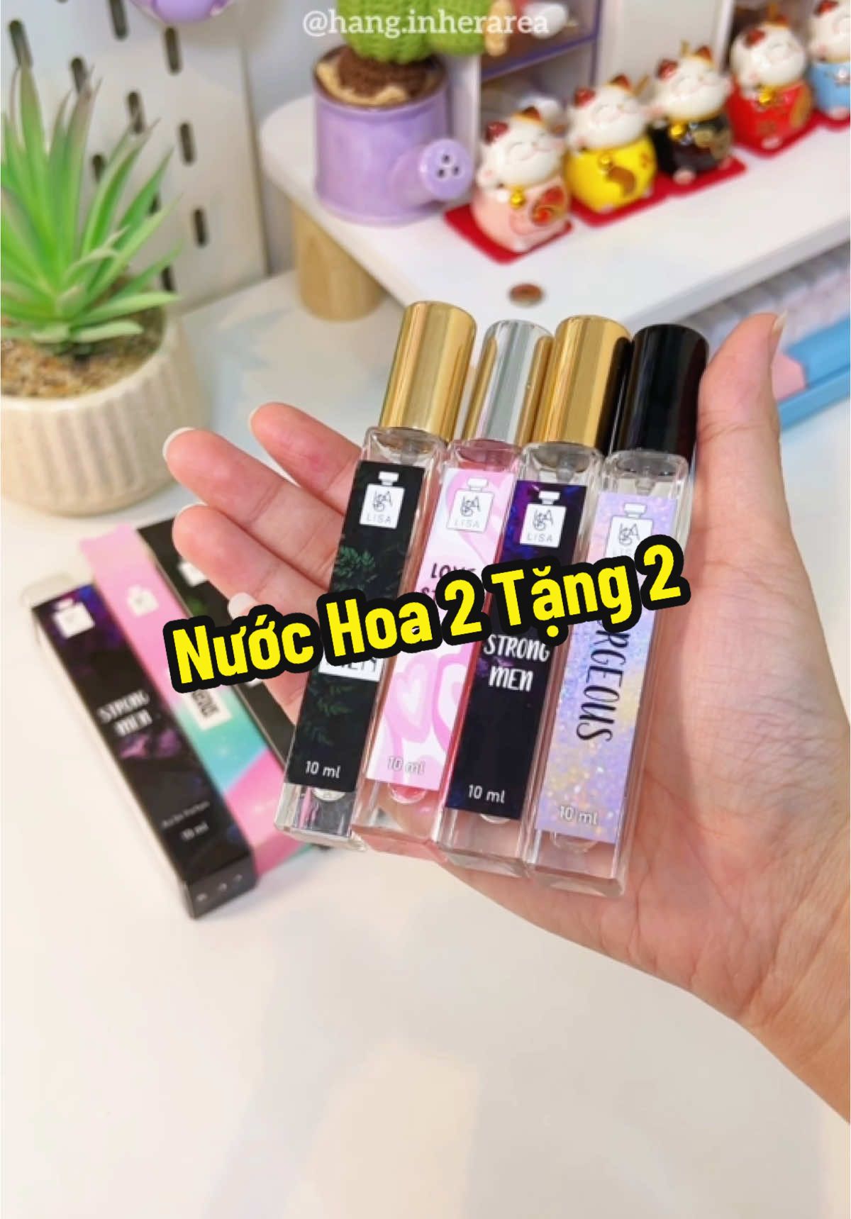 Mua 1 lần có luôn 4 Mùi tha hồ Xài đã luôn nha #nuochoa #bodymist #xitthomtoanthan