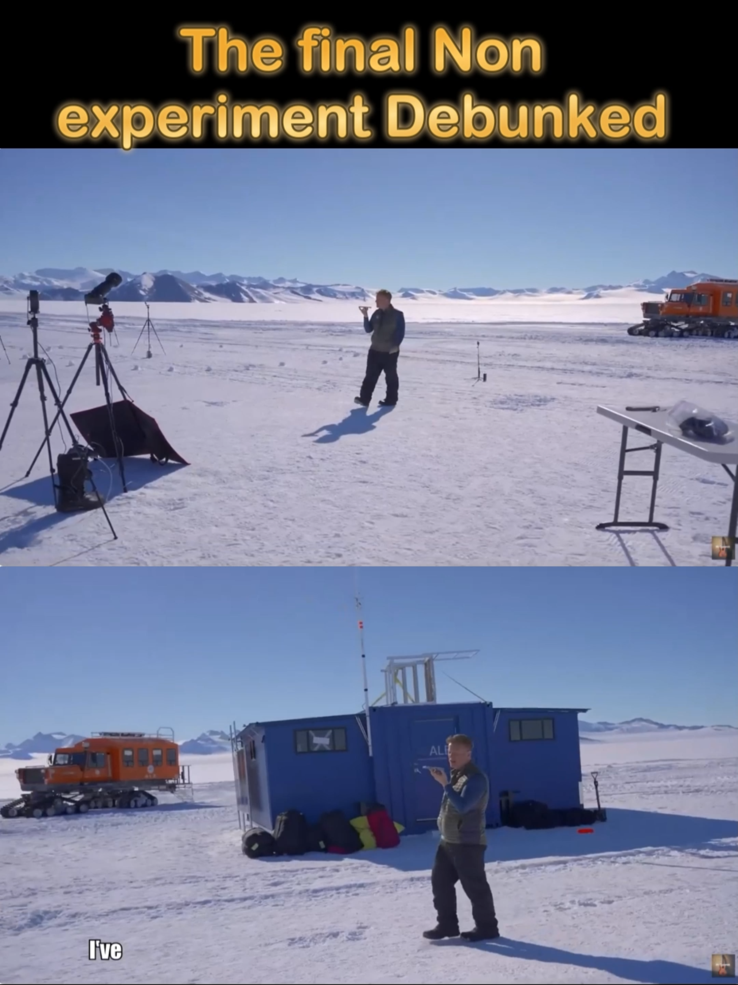 The final non experiment debunked ##fyp #foryoupage #fypage #finalexperiment #antarctica #24hoursun @therealnathanthompson @kaleb.fe #viralvideo #flatearth