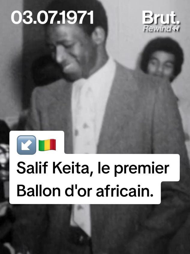 🇲🇱  Le #footballeur malien #Salif #Keita a été le premier #Ballon d'or #africain. Voici ce qu'il disait le jour de son sacre, en 1971.