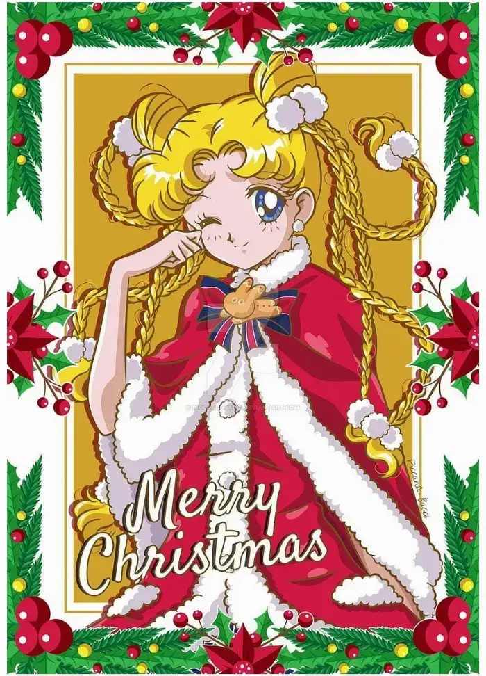 merry Christmas sailor Moon 