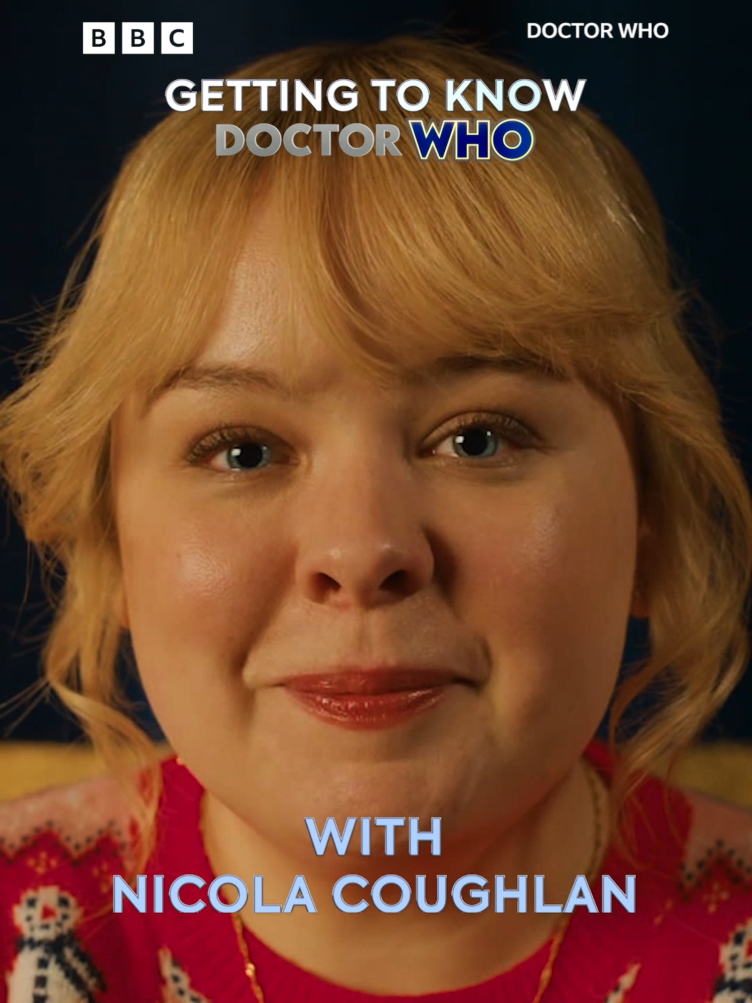 Titanic is Nicola Coughlan's Roman empire 😂 Watch #DoctorWho #JoyToTheWorld on #iPlayer from 25 December #NicolaCoughlan  Where has the Doctor been? What is going on in Joy’s hotel room? An old enemy of the Doctor’s is lurking in the wings and all of human history hangs in the balance. Can the Doctor save Christmas, everywhere, all at once?