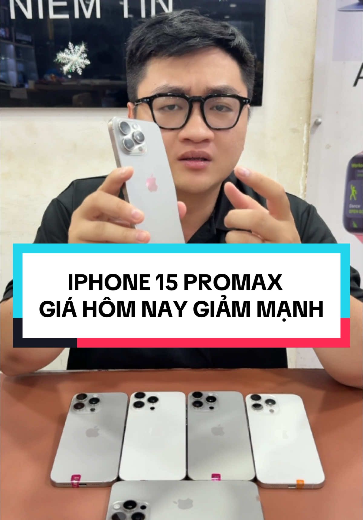 15 PRO MAX nay em về gần 100 máy nên giá giảm mạnh, Chất lượng lô này em lựa kỹ lắm toàn pin 100 với zin áp suất ạ ! #15promax #ip15promax #didong360 #xuhuongtiktok