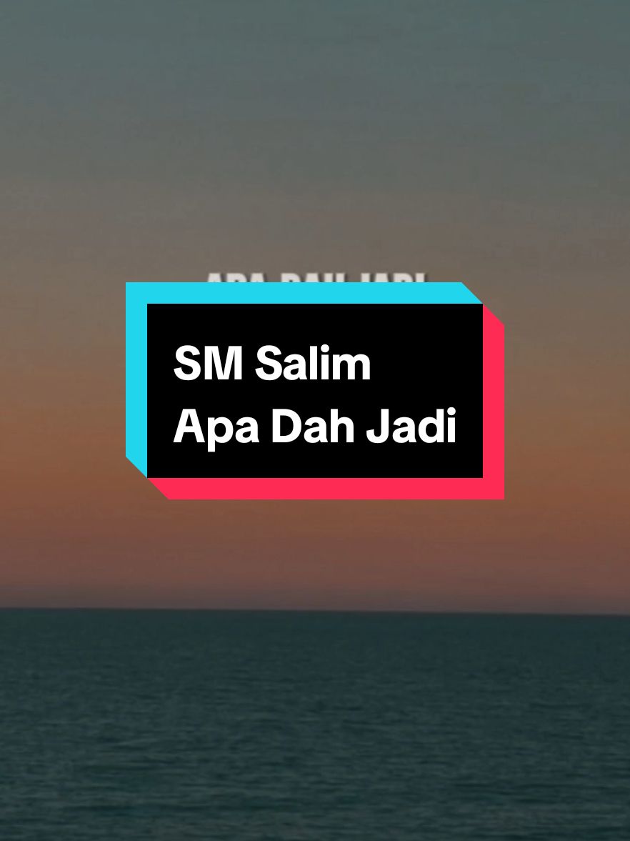 SM SALIM | APA DAH JADI 