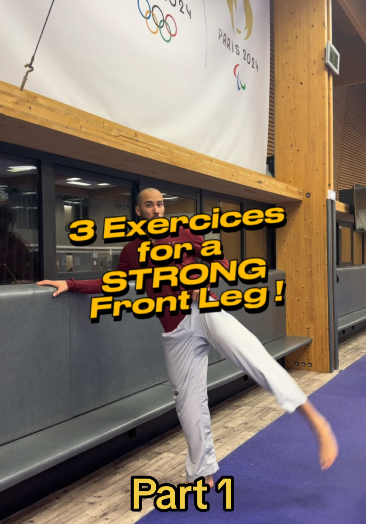 🔥 3 Exercices for a STRONG Front Leg ! 💪🏼 Part 1️⃣ With a wall 📈 A strong front leg will get you to the top ! 🌍  ✨ You want to progress in Taekwondo, subscribe for more tips ! 🔗  If you want to go further check my training programs (Link in bio)  #taekwondo #kick #workout #training 