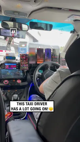Who needs that many phones?! 🚕😲 🎥: Viralhog #UNILAD #funnyy #taxi #hongkong #wow #tech #phones