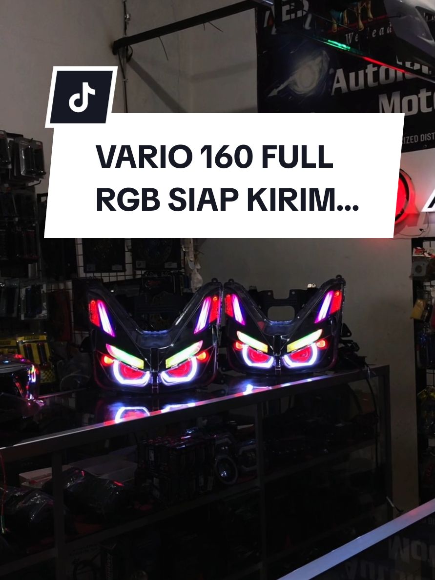 Siap Kirim... Paket Biled Fullset Reflektor Vario 160 ABS RGB fullset headlamp biled Aes Experience 60 Watt ( Bisa ubah warna sesuka hati ). pemesanan dan pembelian bisa lanjut DM Admin aja bosku... . . . #vario #vario160 #vario160modifikasi #vario160cc #vario160cc #vario160konten #vario160new #160abs #160cbs #bullaesindonesia #aes #teamaes 