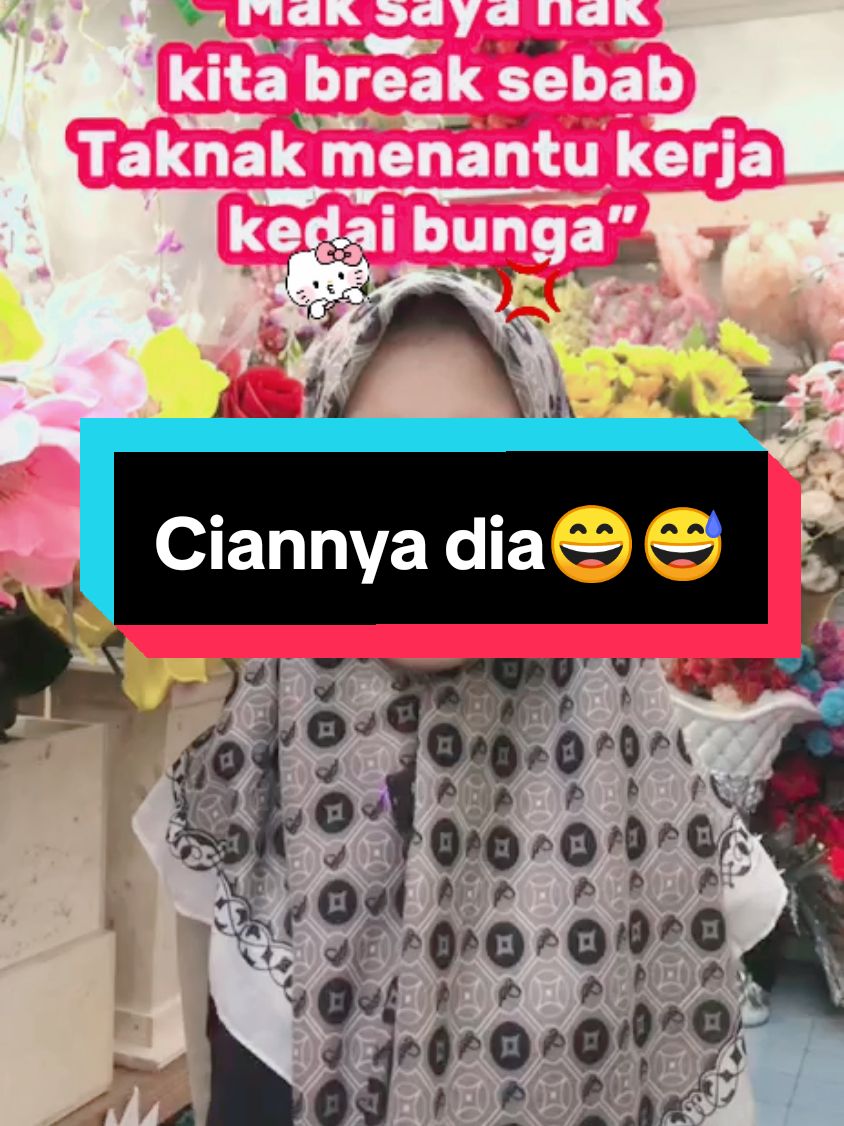 Ciannya dia😭😅#fyp #tiktok #foryou #cekak#medekamalaysia🇲🇾🇲🇾 #malaysia #medeka #medeka #bunga #live 